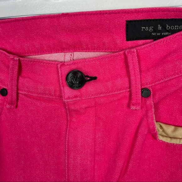 Rag & Bone mid rise straight leg jeans - Picture 4 of 7